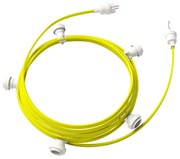 Ready-to-use 7,5m Lumet String Light with Kit with 5 white Lamp Holders Hook and Plug