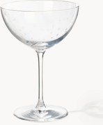 Taças de champanhe de cristal com motivo de inverno Estrella, conjunto de 4