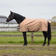 vidaXL Cobertor de Cavalo Cappuccino 75 cm Poliéster