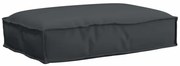 vidaXL Almofada de Palete para Assento Preta 60x40x8 cm Tecido Oxford