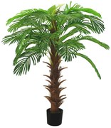 Palmeira cica artificial com vaso 140 cm verde