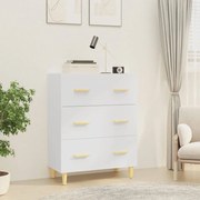 vidaXL Aparador 70x34x90 cm derivados de madeira branco