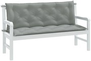 Almofadões banco jardim 2pcs 120x50x7cm mesclado tecido