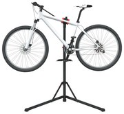 vidaXL Suporte p/ reparar bicicletas ajustável 92-152 cm aço vermelho