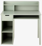 Secretária Damier, para criança  verde