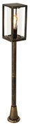 Candeeiro de pé vintage para exterior dourado antigo 100 cm IP44 - Charlois Industrial,Clássico / Antigo