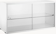 Vitrine com portas de vidro deslizantes String System, L 78 x P 30 cm
