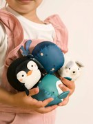 As Dooballs - Conjunto de 4 bolas em forma de bonecos-doudou - BABYTOLOVE multicolor