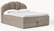 Cama boxspring com espaço de arrumação Romia