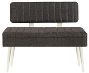 Bank Vina – Branco/Antracite – 110x82,5x40 cm