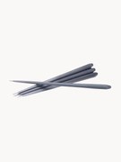 Velas finas compridas Stoff Nagel, conjunto de 6