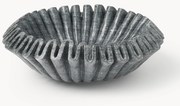 Taça decorativa em mármore artesanal Santorini, Ø 31 cm