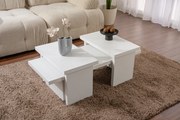 Mesa de Centro Sanctuary – Branco Madeira – 110 x 39,3 x 45 cm