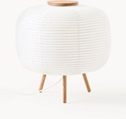 Candeeiro de mesa de design em papel de arroz Misaki