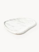 Tabuleiro decorativo em mármore Meringue, L 32 cm
