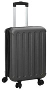 vidaXL Mala Dobrável Tecido Duro 20'' Cinza Escuro 34x23x55.5 cm ABS