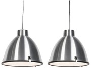 Conjunto de 2 Pendentes Alumínio 38 cm Dimerizável - Anteros Industrial,Moderno