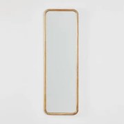 Espelho De Parede Retangular 35x115 Cm Em Madeira De Mangueira Mirtzia Madeira De Manga - Sklum