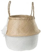 Cesto Kahs Borl Ø45 X 40 Cm & Branco - Sklum