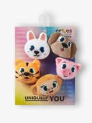 Pins Jibbitz™ Fuzzy Animal, 5 Pack CROCS™ multicolor