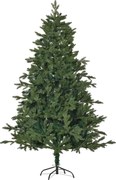 HOMCOM Árvore de Natal Artificial 180 cm, pinheiro artificial com 748 pontas, 3 formas de folhagem, retardante de chama, com suporte metálico para interior | Aosom Portugal