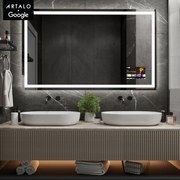 Espelho LED SMART com iluminação M7 + SmartScreen with Google TV