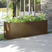 vidaXL Vaso/floreira de jardim 200x50x70 cm pinho maciço castanho-mel