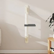 vidaXL Árvore parede p/ gatos c/ poste arranhador 85,5 cm cinza-escuro