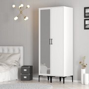 Guarda-Roupa Kumsal RS – Branco – 80 cm x 47,5 cm x 201,4 cm