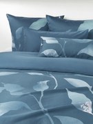 Capa de edredão em cetim de algodão com padrão floral Marino