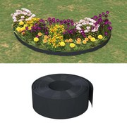 Bordas de jardim 5 pcs 10 m 20 cm polietileno preto