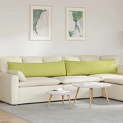 vidaXL Travesseiros de Sofá 2 pcs Verde Claro 145 x 40 cm tecido
