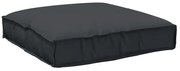vidaXL Almofada de Palete para Assento Preta 80x80x12 cm Tecido Oxford