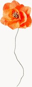 Flor artificial artesanal Poppy