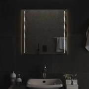 vidaXL Espelho de casa de banho com luzes LED 60x60 cm