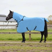 vidaXL Cobertor de Cavalo Aqua Completo 75 cm Poliéster