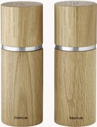 Moinhos de sal e pimenta em madeira de carvalho Pepe, conjunto de 2