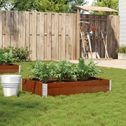 vidaXL Vaso/floreira para jardim 120x80 cm pinho maciço castanho