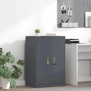 vidaXL Armário de arrumação Antracite 60 x 40 x 90 cm Aço