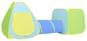 vidaXL Tenda de brincar infantil com 100 bolas multicolorido