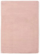 Tapete em pele de coelho artificial 160x230 cm rosa velho