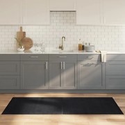 vidaXL Tapete retangular 80x200 cm bambu preto