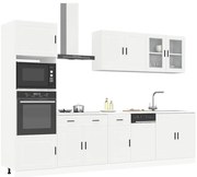 7 peças armário de cozinha conjunto Kalmar branco
