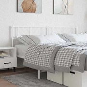 vidaXL Cabeceira de substituição 200 cm metal branco
