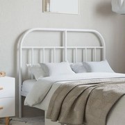 Cabeceira de cama 120 cm metal branco
