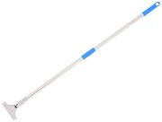 vidaXL Cabo de rodo de chão 119,5 cm aço e plástico