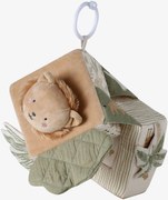 Cubo de atividades para pendurar bege