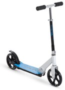 HOMCOM Trotinete para Crianças Scooter Dobrável Guiador Regulável Quadro Alumínio Leve e Estável Carga 100kg Branca - 68x34x60-73,5cm