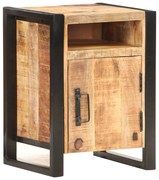 vidaXL Mesa de cabeceira 40x35x55 cm madeira de mangueira maciça
