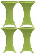 Capa extensível para mesa 4 pcs 80 cm verde